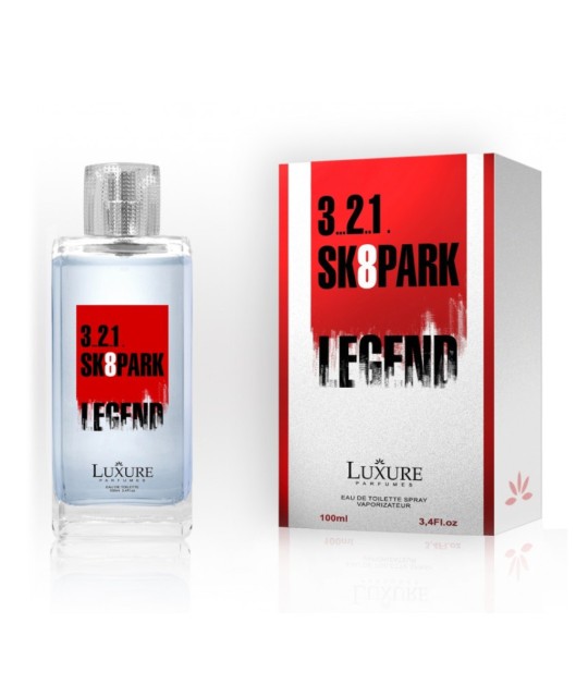 3..2..1. Sk8park Legend 100ml Luxure - Eau de Toilette para homem