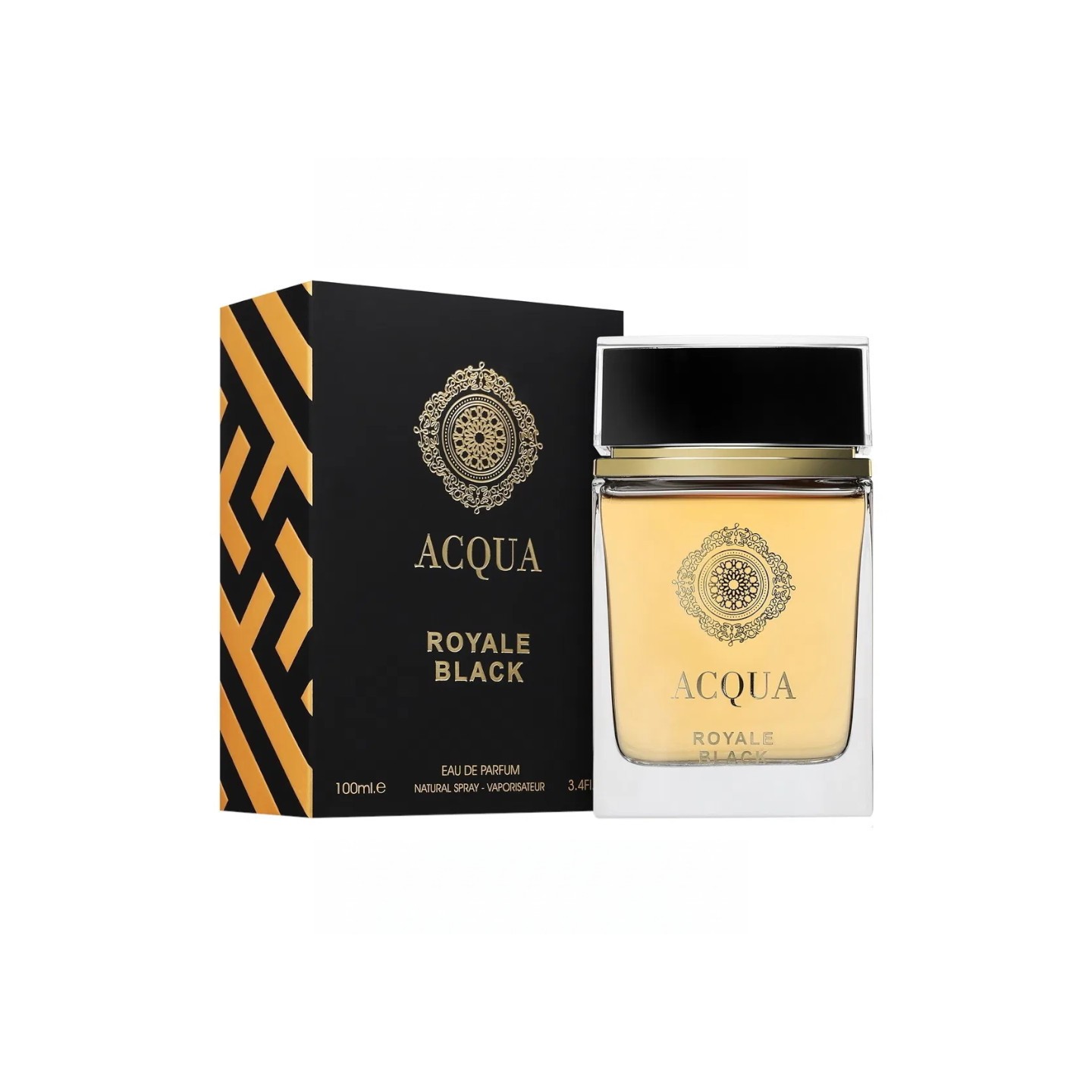 Acqua Royale Black 100ml Fragrance World - Perfume para hombre