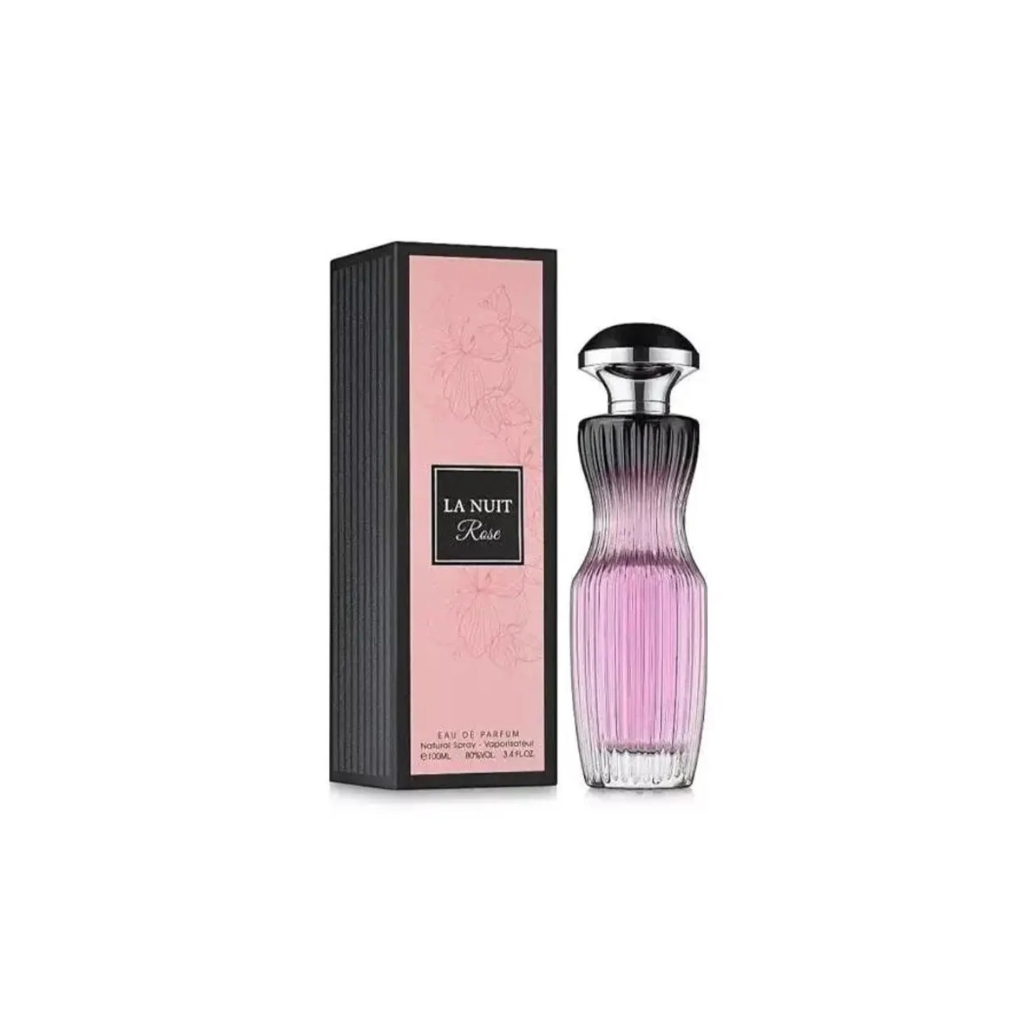 La Nuit Rose 100ml Fragrance World - Perfume para Mulher