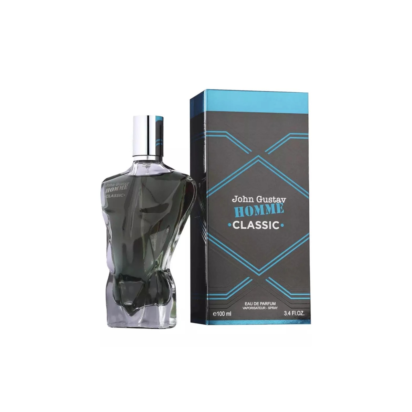 Frasco de perfume John Gustav Homme Classic Fragrance World 100ml