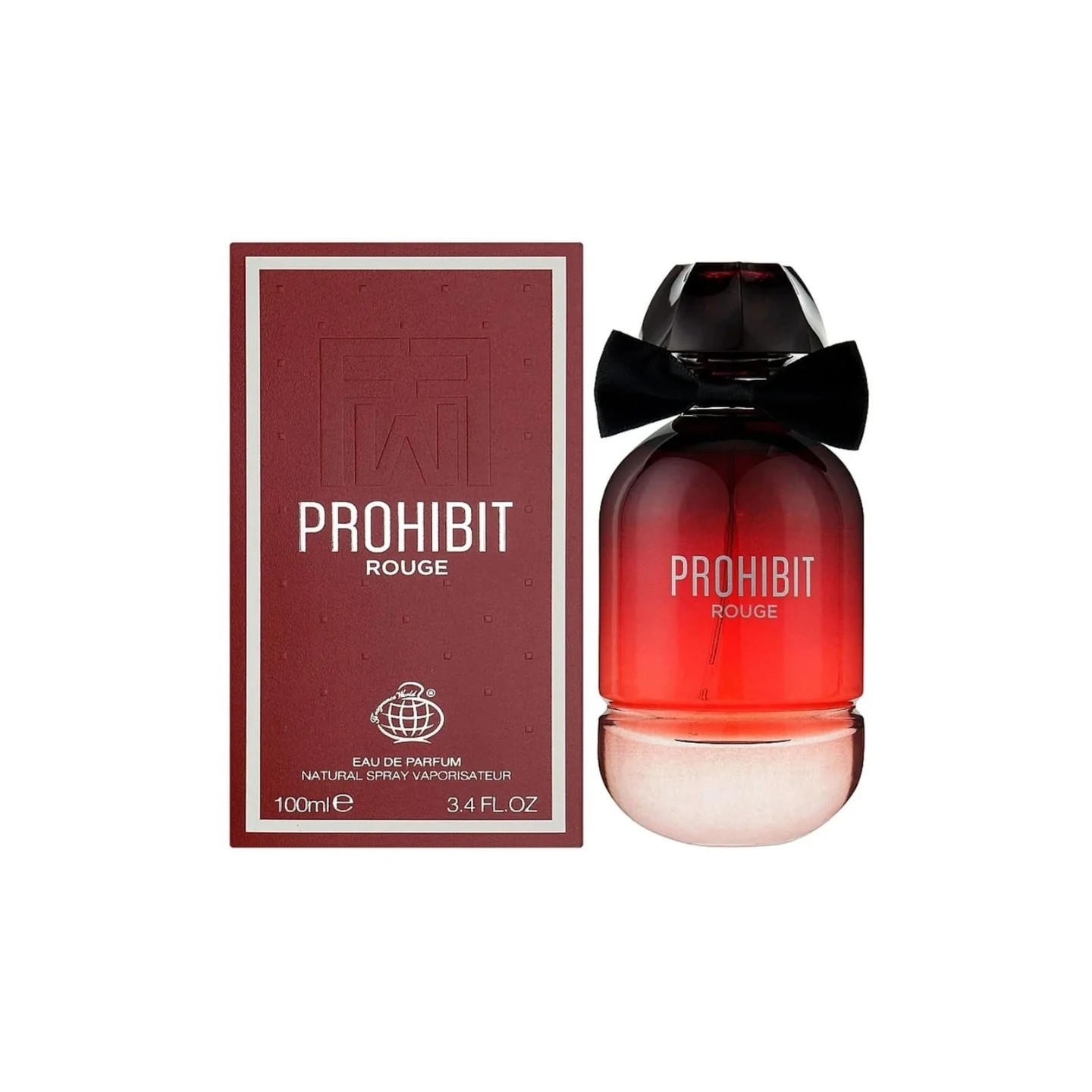 Prohibit Rouge 100ml Fragrance World - Perfume para Mujer