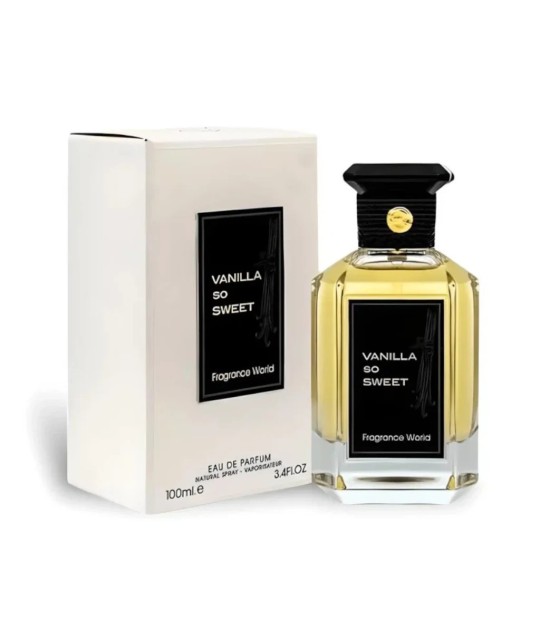 Vanilla So Sweet Fragrance World 100ml Eau de Parfum unissexo