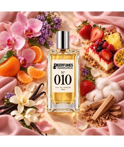 Frasco de Nº 010 de Perfumes Equivalencia, Eau de Parfum para mujer de 100 ml