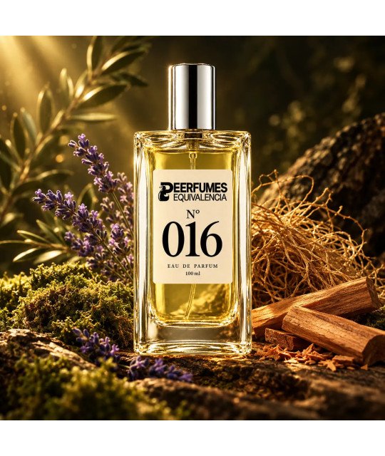 Frasco de Nº 016 de Perfumes Equivalencia, Eau de Parfum para hombre de 100 ml