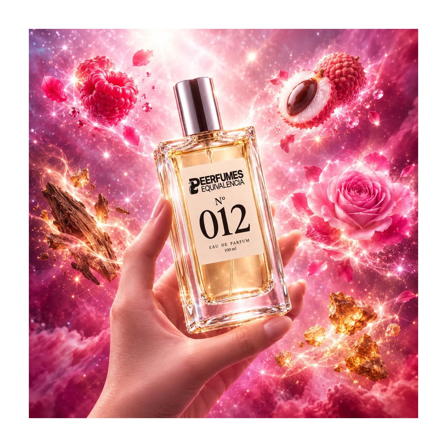 Frasco de Nº 012 de Perfumes Equivalencia, Eau de Parfum para mujer de 100 ml