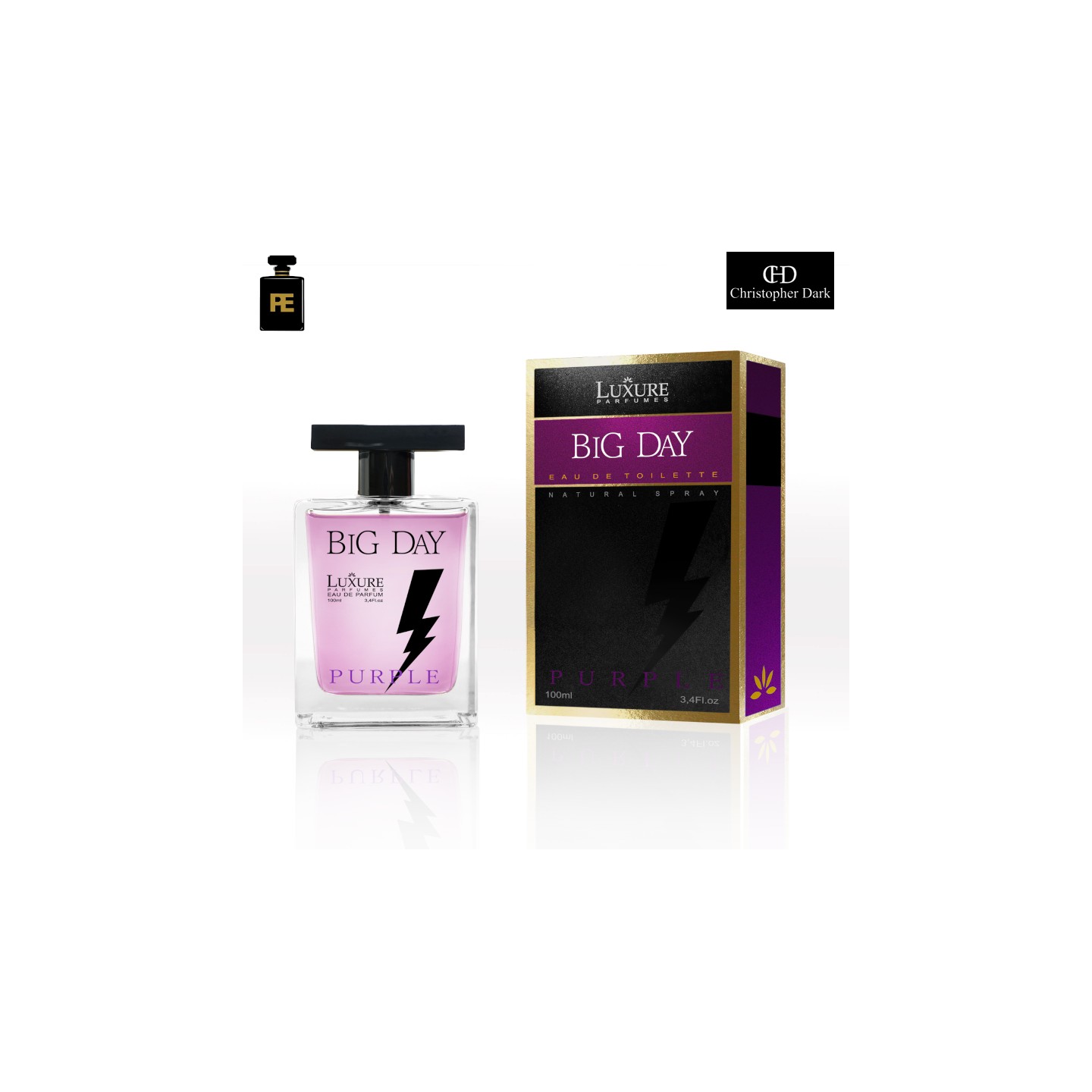 Big Day Purple 100ml Luxure - Eau de Toilette para hombre