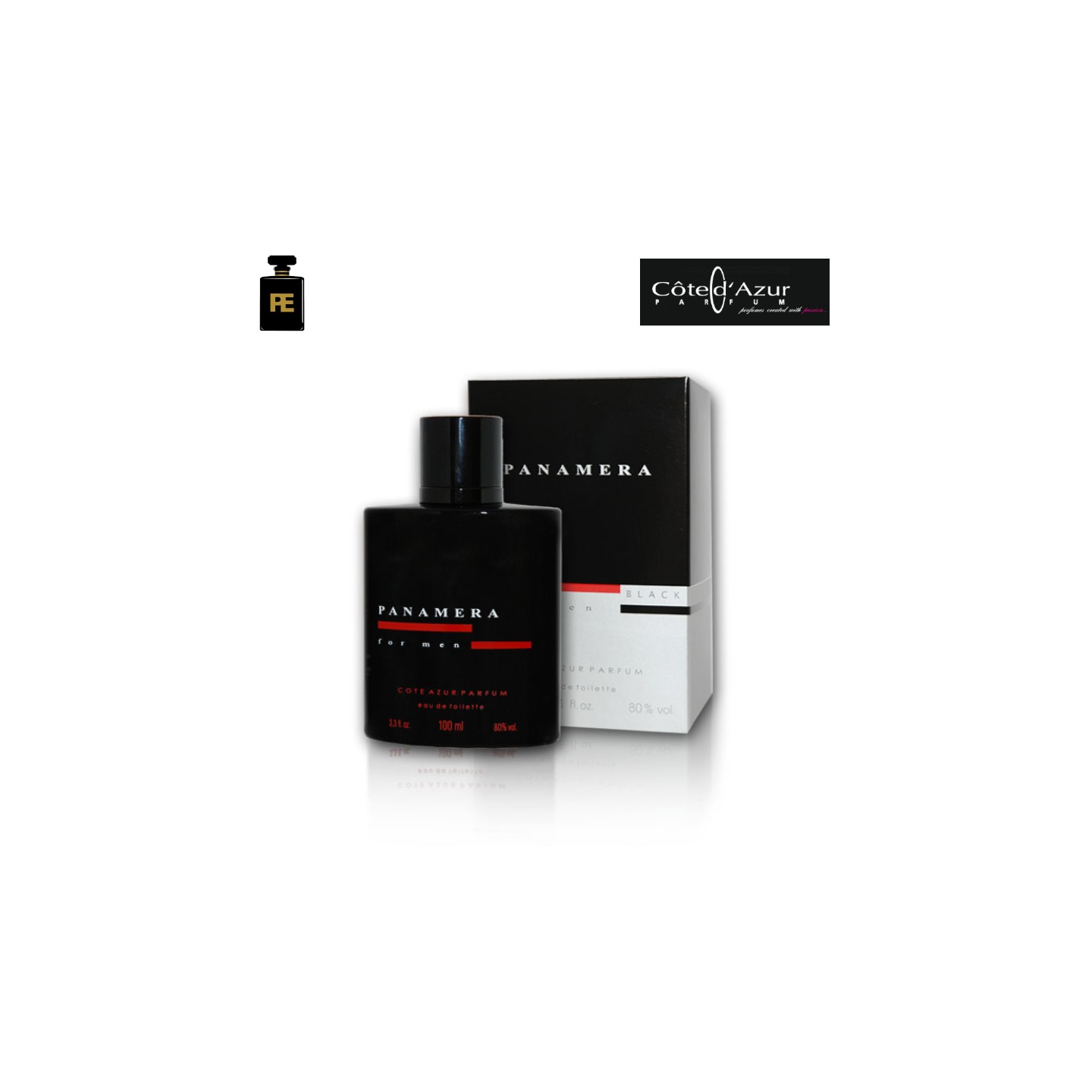 Panamera Black 100ml Cote Azur - Eau de Toilette para hombre