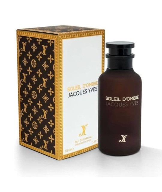 Soleil D'Ombre Jacques Yves 100 ml Fragrance World - Eau De Parfum para hombre