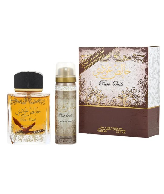 Pure Oudi 100ml + Desodorante 50ml Lattafa - Perfume Unisex