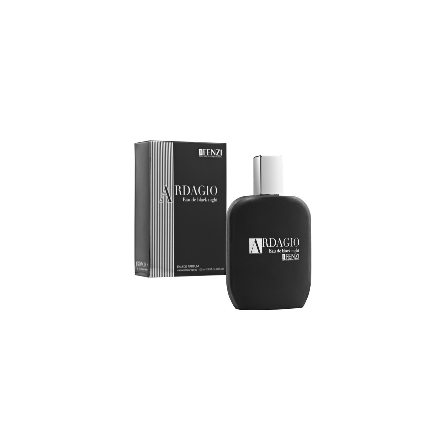 Ardagio Eau De Black Night 100ml JFenzi - Perfume para homem