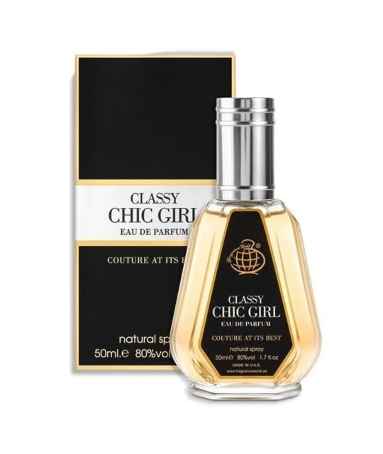 Classy Chic Girl 50 ml Fragrance World - Perfume para Mulher