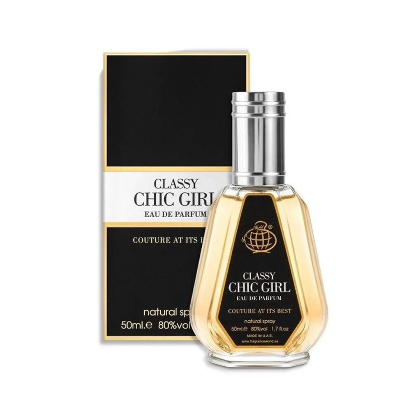 Classy Chic Girl 50 ml Fragrance World - Perfume para Mulher
