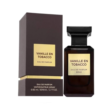 Vanille en Tabacco 80 ml Fragrance World - Perfume Unisex