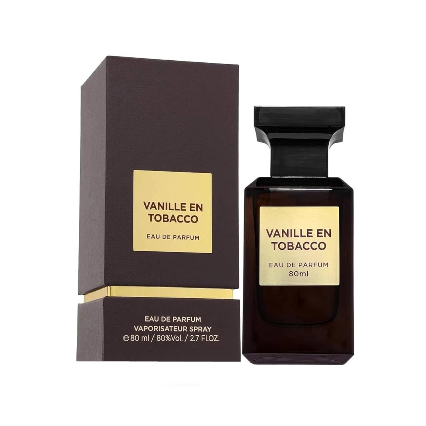 Vanille en Tabacco 80 ml Fragrance World - Perfume Unisex