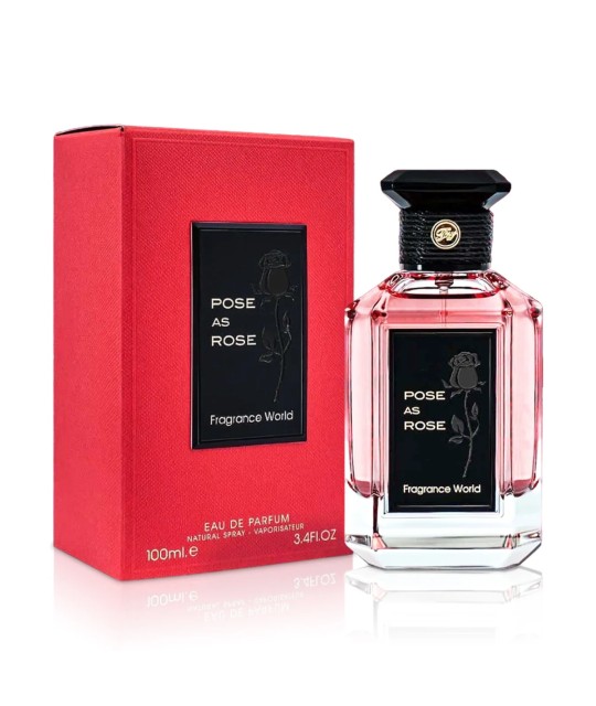 Pose as Rose 100 ml Fragrance World - Perfume para Mulher