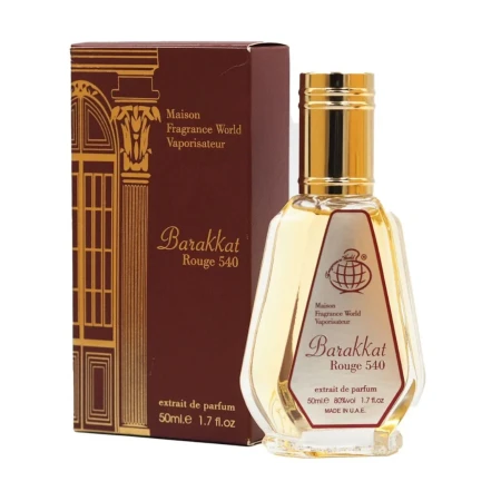 Barakkat Rouge 540 50 ml Fragrance World - Extracto de Perfume Unisex