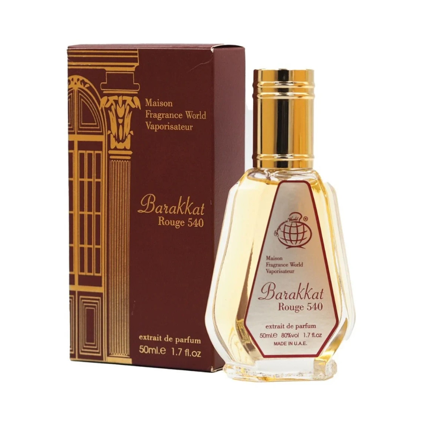 Barakkat Rouge 540 50 ml Fragrance World - Extracto de Perfume Unisex
