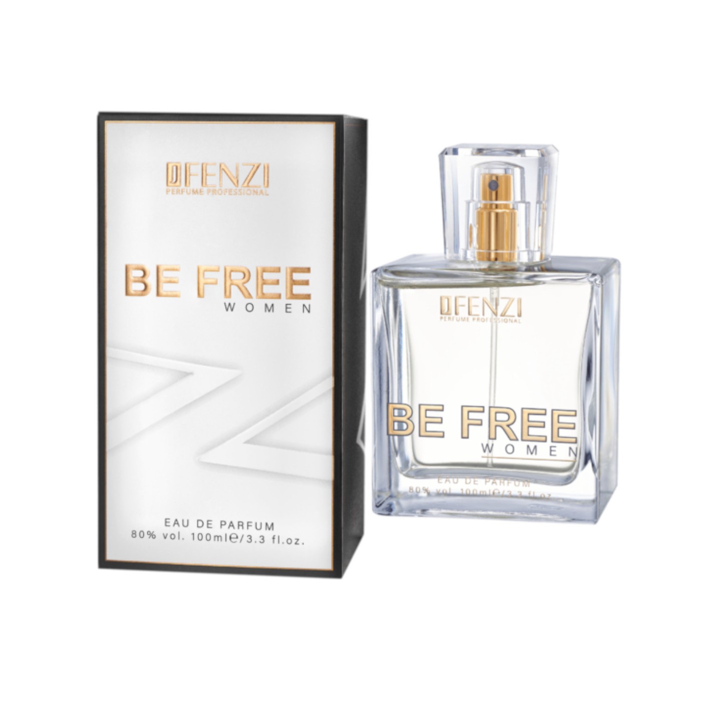 BE FREE 100ml JFenzi - Perfume para mujer