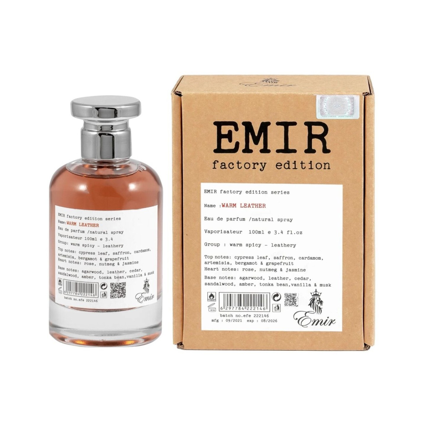 Warm Leather 100ml Emir - Parfum Unisexe