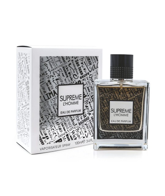 Supreme L'Homme 100ml Fragrance World - perfume para hombre