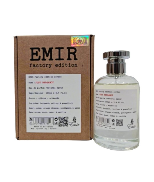 Just Bergamot 100ml Emir - Perfume Unissexo