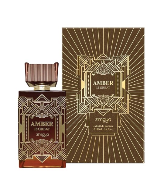 Amber is Great 100ml Zimaya - Extrato de perfume unissexo