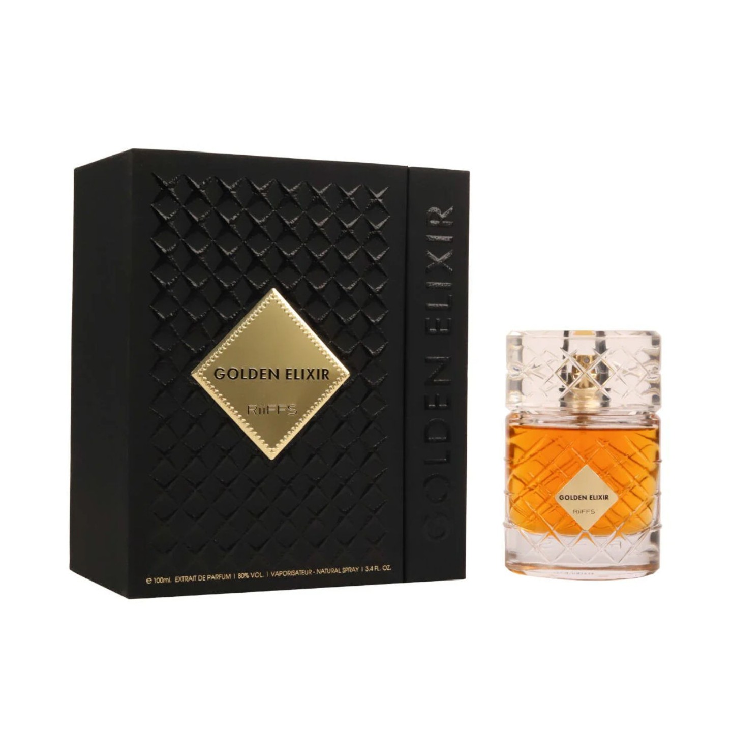 Golden Elixir 100ml Riiffs - Extrait de parfum Unisex