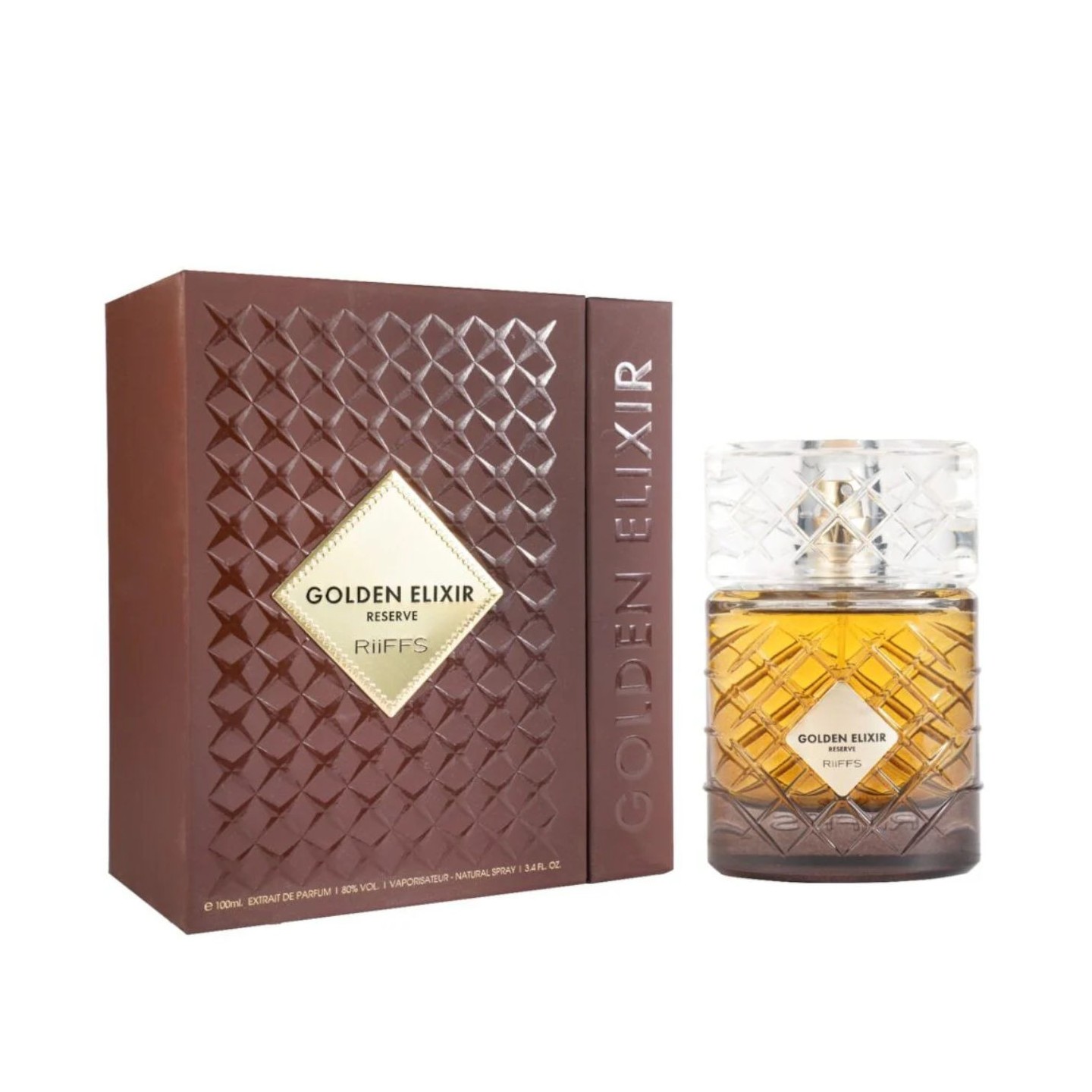 Golden Elixir Reserve 100ml Riiffs - Extrait de parfum Unisex